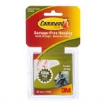 Command Poster Strips 17024-48 Small White Value, Pack Of 48 | 68-10375