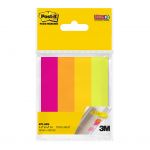 Post-it Super Sticky Page Markers 670-4an Assorted Neon  15mm X 50mm 45 Sheet Pads Pkt/4 | 68-10443