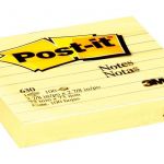 Post-it Notes 630-ss Lined Yellow 76x76mm 100 Sheet Pads | 68-10510