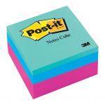 Post-it Notes Memo Cube  Pink Wave 2027-rcr 76mm X 76mm 400 Sheets | 68-10515