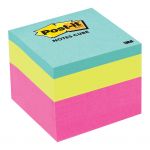 Post-it Notes Mini Cube 2051-flt Pink Wave 48x48mm 400 Sheet Cube | 68-10519