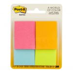 Post-it Notes 653-4af Mini Page Markers 36x48mm 50 Sheet Pads Pkt/4 | 68-10528