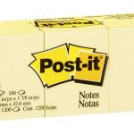 Post-it Notes 653-y 38x50mm Yellow, Pack Of 12 | 68-10531