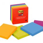 Post-it Super Sticky Notes 654-5ssan 76x76mm Primaries (marrakesh), Pack Of 5 | 68-10535