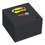 Post-it Super Sticky Notes 654-5sssc 76x76mm Black, Pack Of 5 | 68-10543