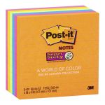 Post-it Super Sticky Lined Notes 675-6ssuc 101x101mm Energy (rio), Pack Of 6 | 68-10565