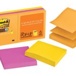 Post-it Super Sticky Pop Up Notes R330-6ssuc 76x76mm Energy (rio), Pack Of 6 | 68-10583
