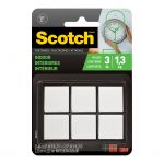 Scotch Fastener Indoor Rf4720 22x22mm White, Pack Of 6 Sets | 68-10697