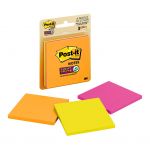 Post-it Super Sticky Notes 3321-ssau 76x76mm Energy (rio), Pack Of 3 | 68-10731