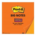 Post-it Super Sticky Big Notes Bn11 Orange 279x279mm 30sh | 68-10735
