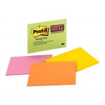 Post-it Super Sticky Lined Notes 660-ss 101x152mm Assorted 90sh | 68-10739