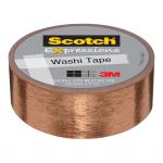 Scotch Expressions Foil Washi Tape C614-cpr 15mm X 7m Copper | 68-10939