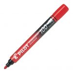 Pilot Sca 100 Permanent Marker Bullet Red (sca-100-r) (pack Of 12) | 68-20282