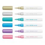 Pilot Pintor Marker Extra Fine Metallic, Pack Of 6 | 68-20775