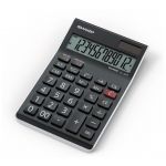 Sharp El-124twh Twin Power Desktop Tax Calculator | 68-EL124TWH