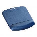 Fellowes Plushtouch Wrist Rest Mouse Pad Blue | 68-F9287301