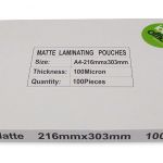 Icon Laminating Pouches A4 Matte 100mic Pack 100 | 68-LAMA4MATT