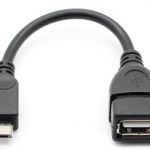 Digitus Micro Usb 2.0 Type B (m) To Usb Type A (f) Otg Adapter Cable | 77-Y-DK-300204-002-S